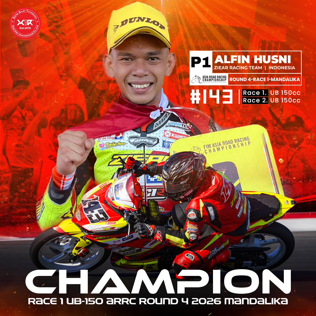 ARRC RACE 1 ROUND 4 MANDALIKA 2026 ZIEAR RACING TEAM FROM INDONESIA SECURE THE TROPHY