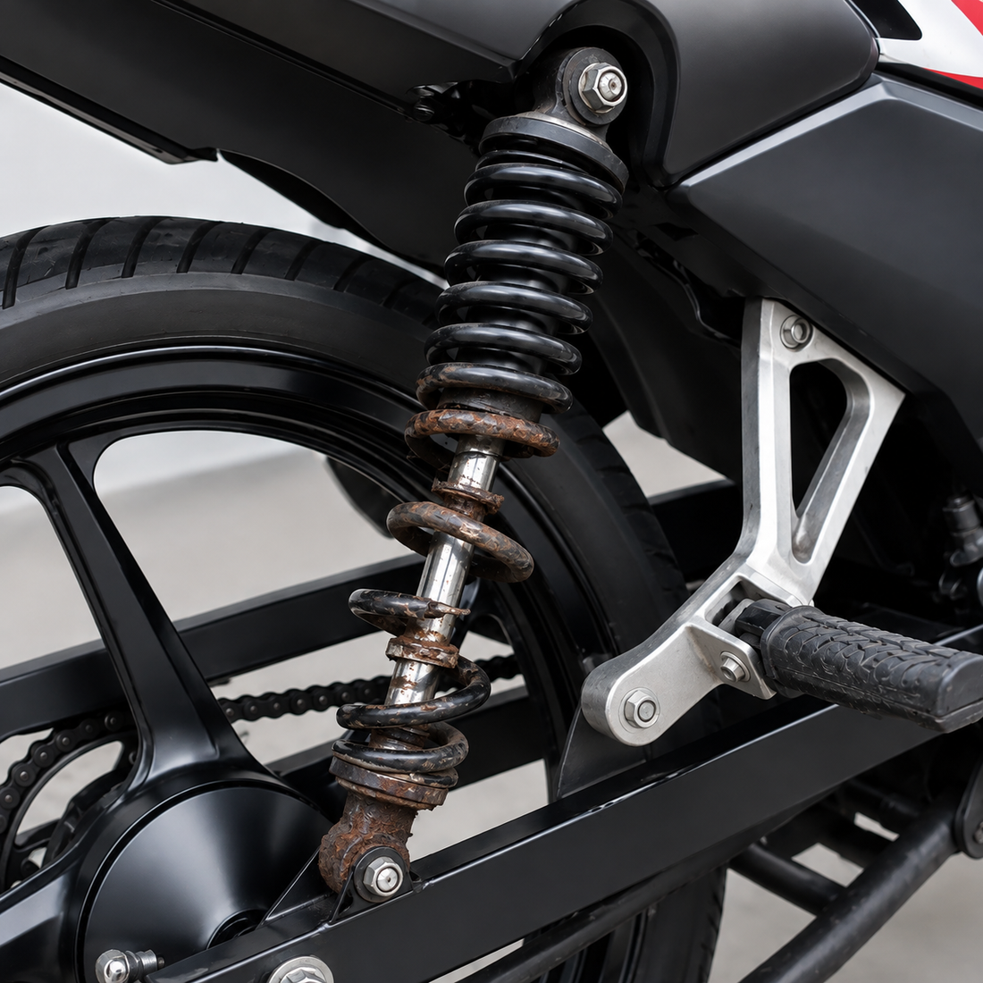 Signs of a Damaged Motorcycle Shock Absorber