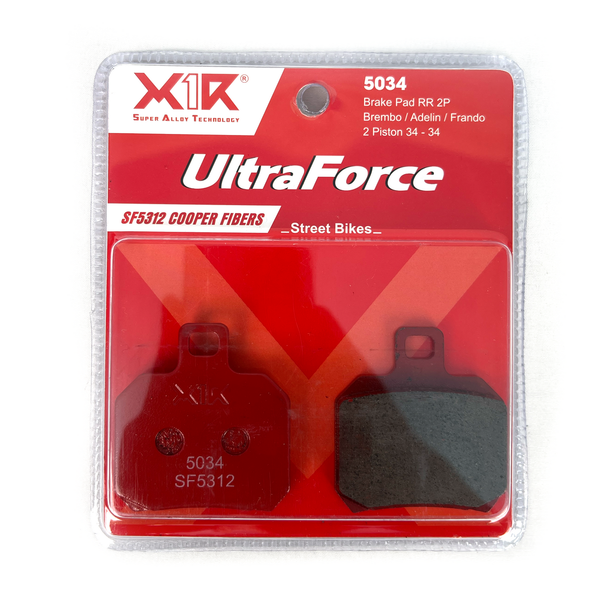 X1R Ultra Force Cooper Fiber Brake Pads 2P – Street Bikes