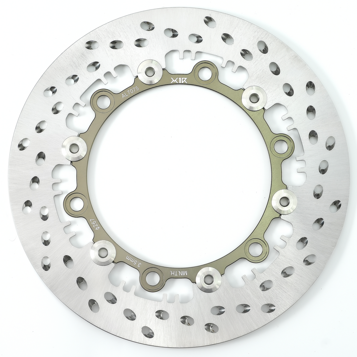 Half Floating HD Front Brake Disc (267mm, 6-hole) | HF04F