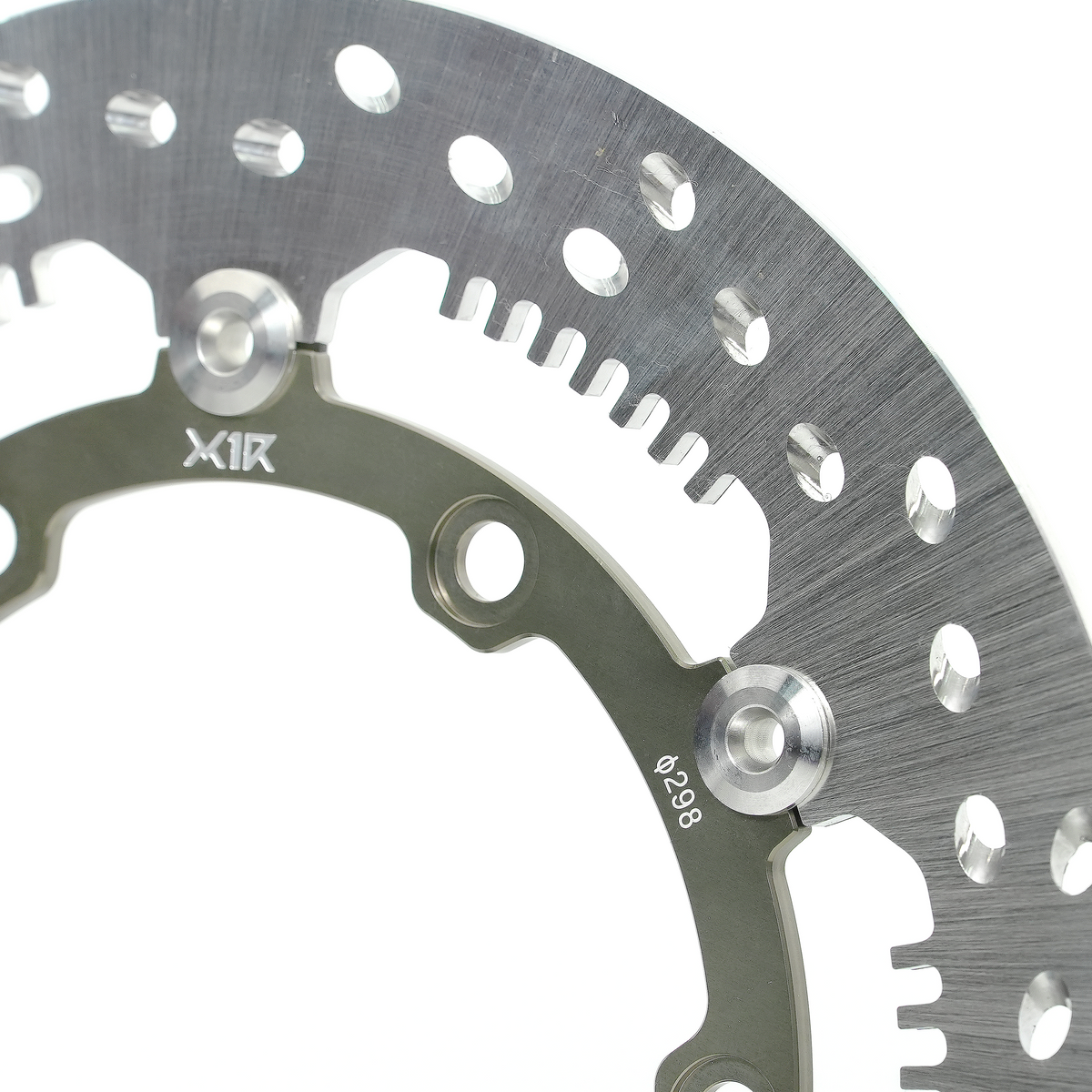 Half Floating HD Front Brake Disc Rotor – AL7075 (298mm, 6-Hole) | HF06F