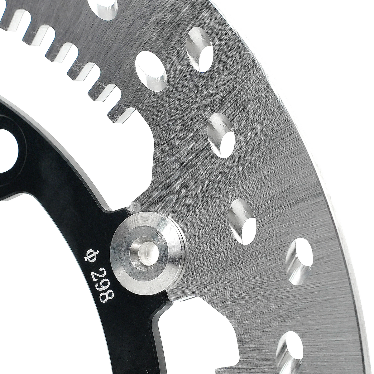 Half Floating HD Front Brake Disc Rotor – AL7075 (298mm, 6-Hole) | HF06F