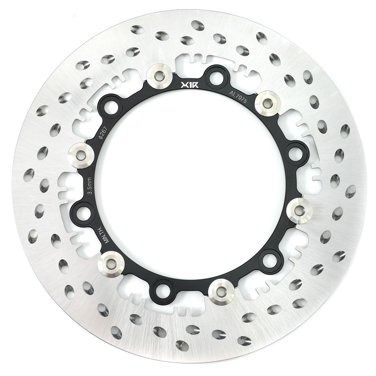 Half Floating HD Front Brake Disc (267mm, 6-hole) | HF04F