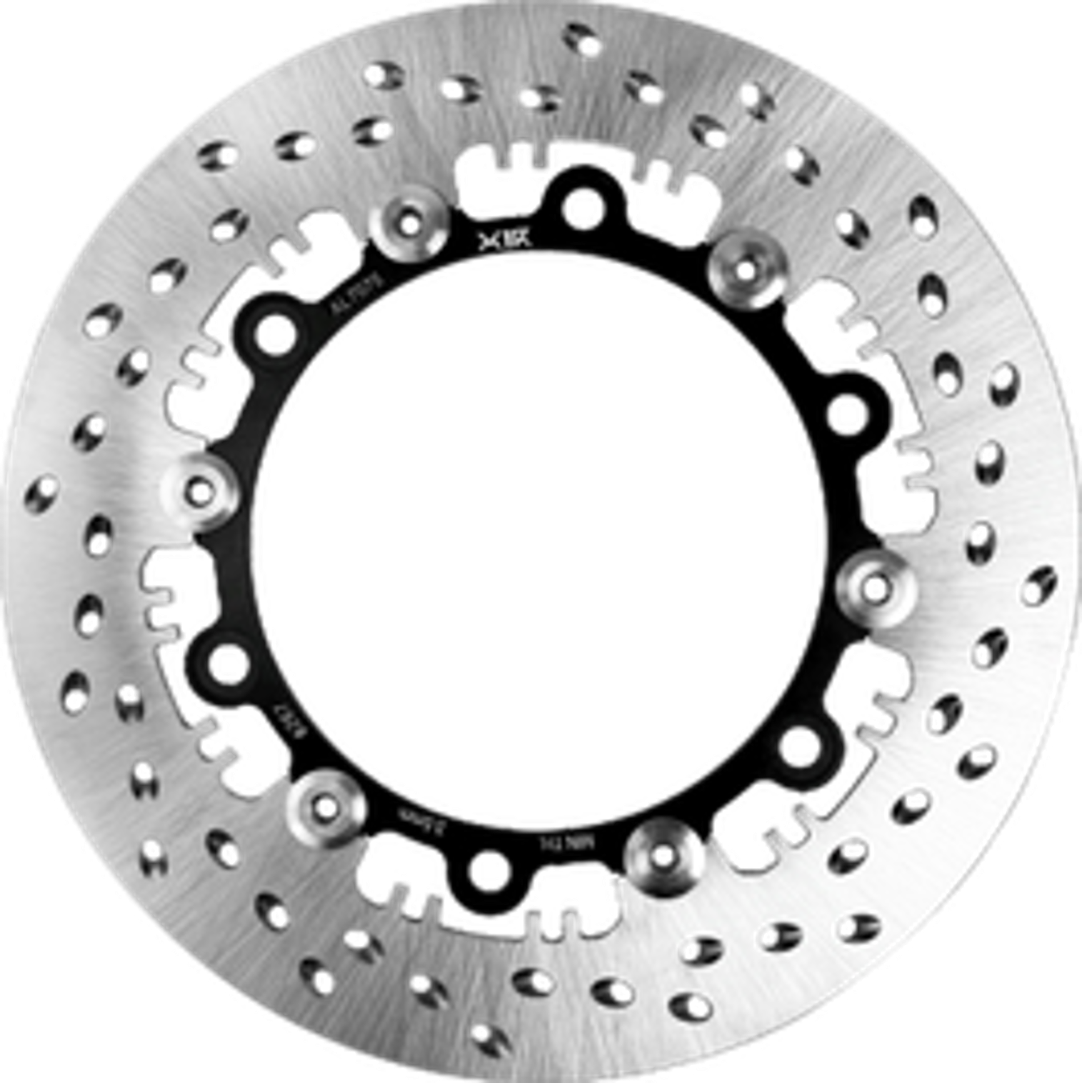 Brake Disk Half Floating GTR 150 X-Wheel HF04F Right 6 Lubang M 267 mm Black