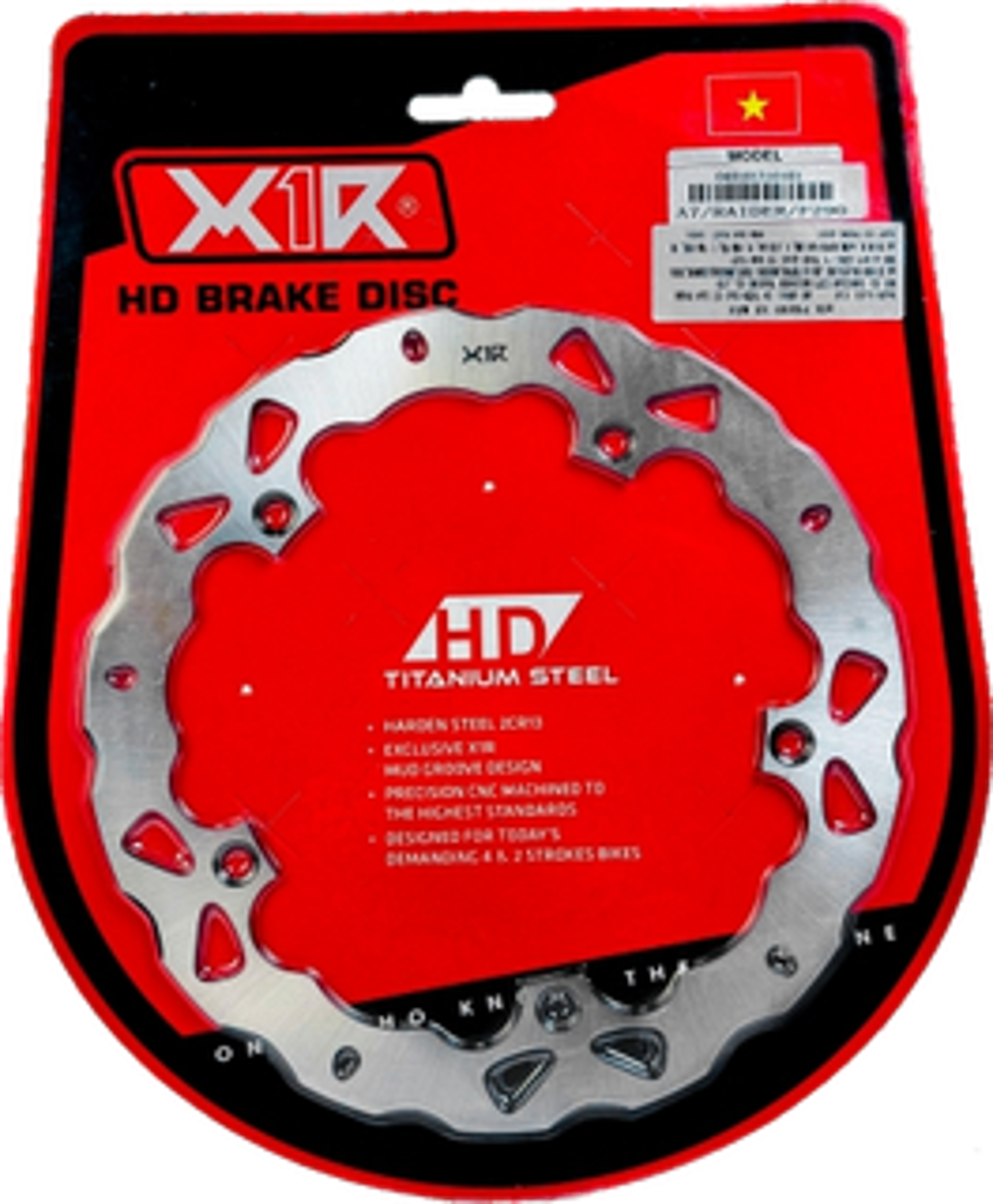 X1R HD Brake Disc E Series for Suzuki Raider 150, front
