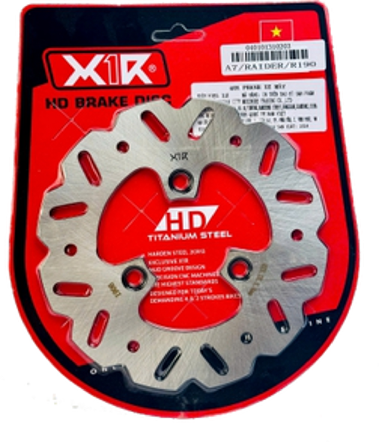 X1R HD Brake Disc E Series for Suzuki Raider 150, rear