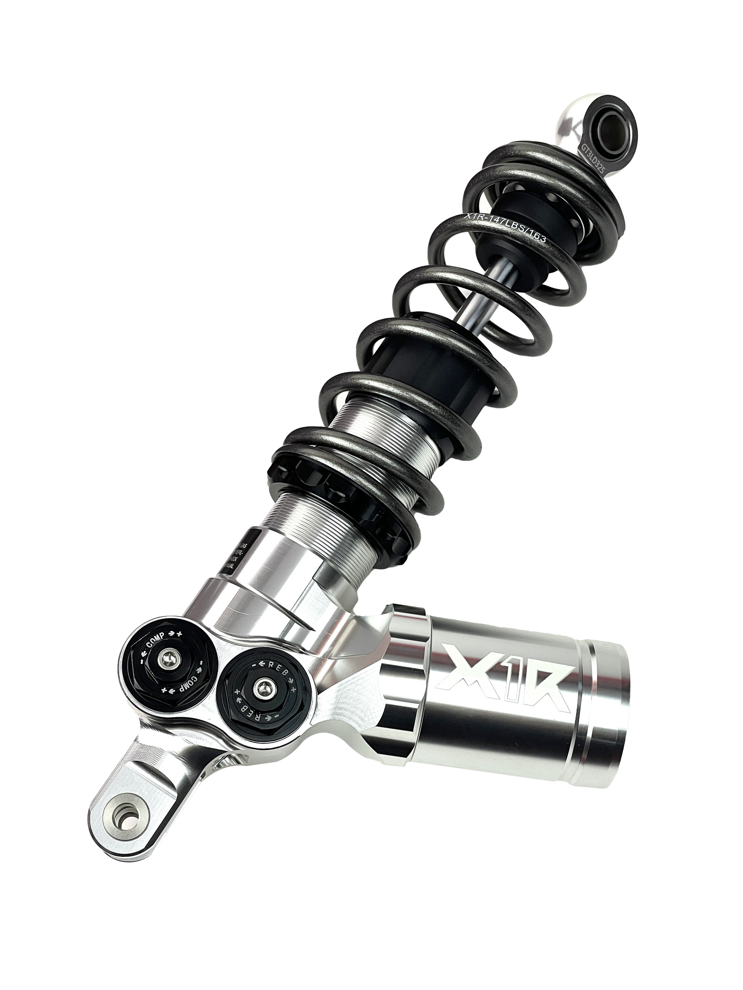 X1R GT3 Rear Shock Absorber with Remote Reservoir – Fully Adjustable (Rebound, Compression, Preload) | Honda SH, Lead, Scoopy, Stylo