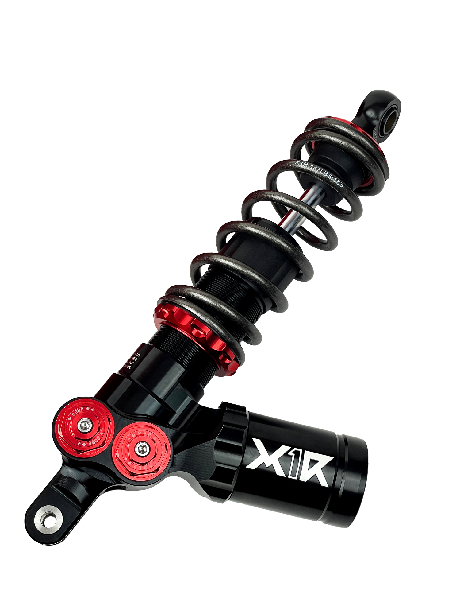 X1R GT3 Rear Shock Absorber with Remote Reservoir – Fully Adjustable (Rebound, Compression, Preload) | Honda SH, Lead, Scoopy, Stylo