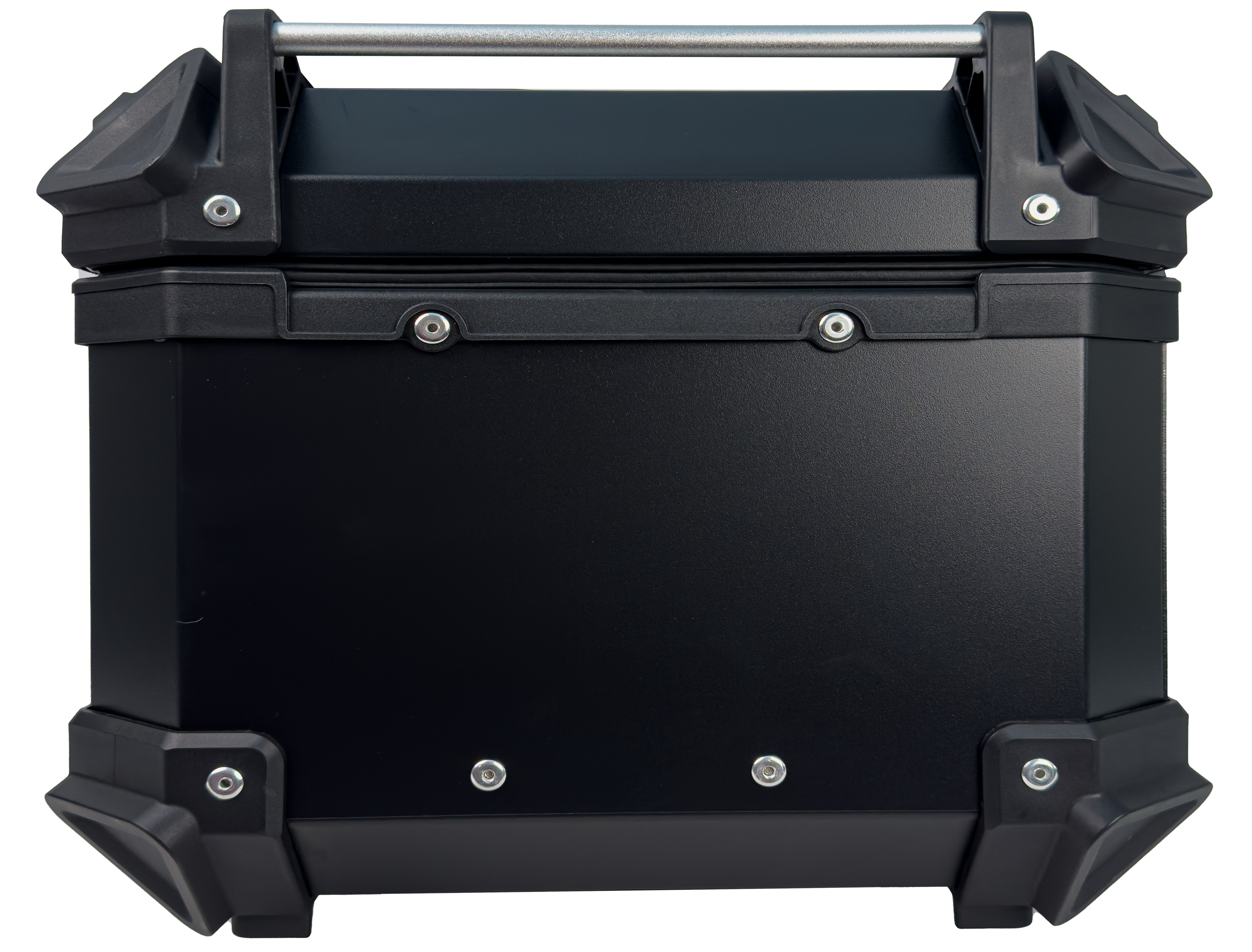 Precision-machined corner of X1R Top Box Touring Black 36L A5052 aluminum