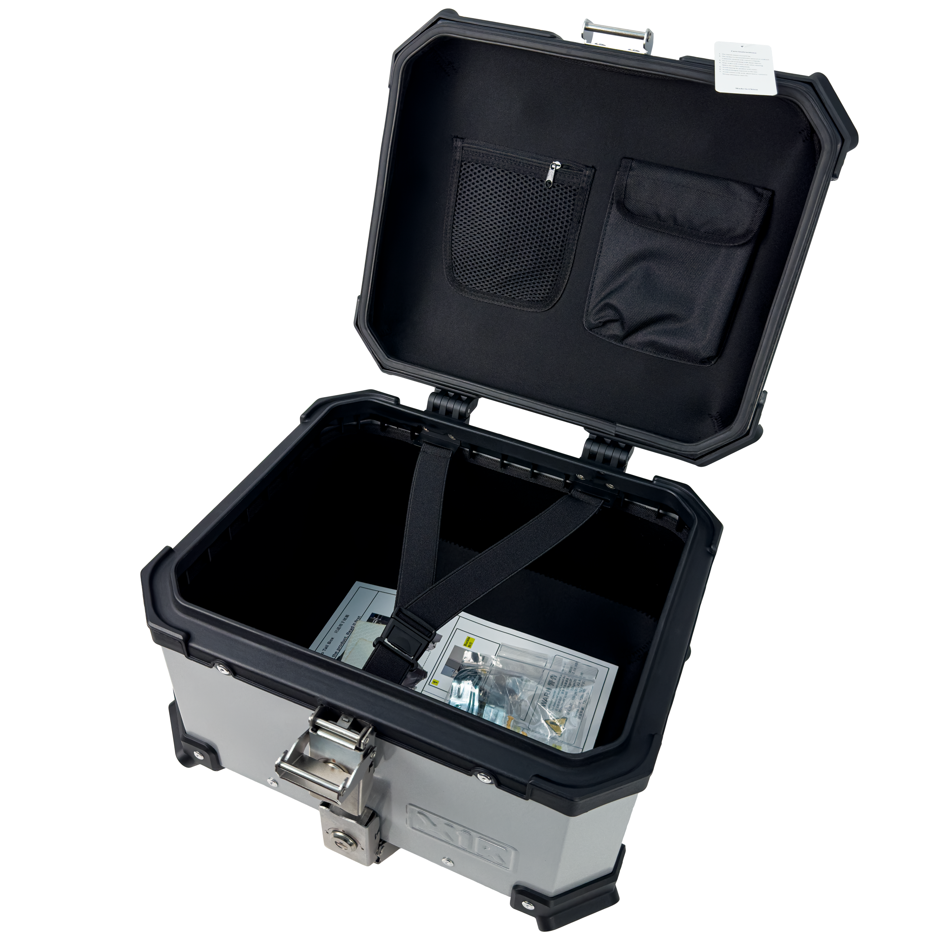 X1R Top Box Touring 36L interior lined with waterproof anti slip EVA fabric