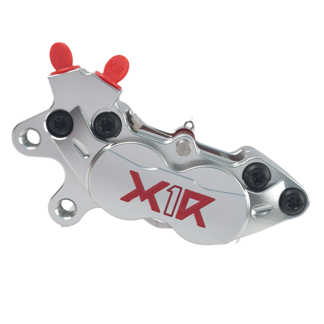 X1R Brake Caliper X-Wheel XRC01 4 Piston in Silver, right side