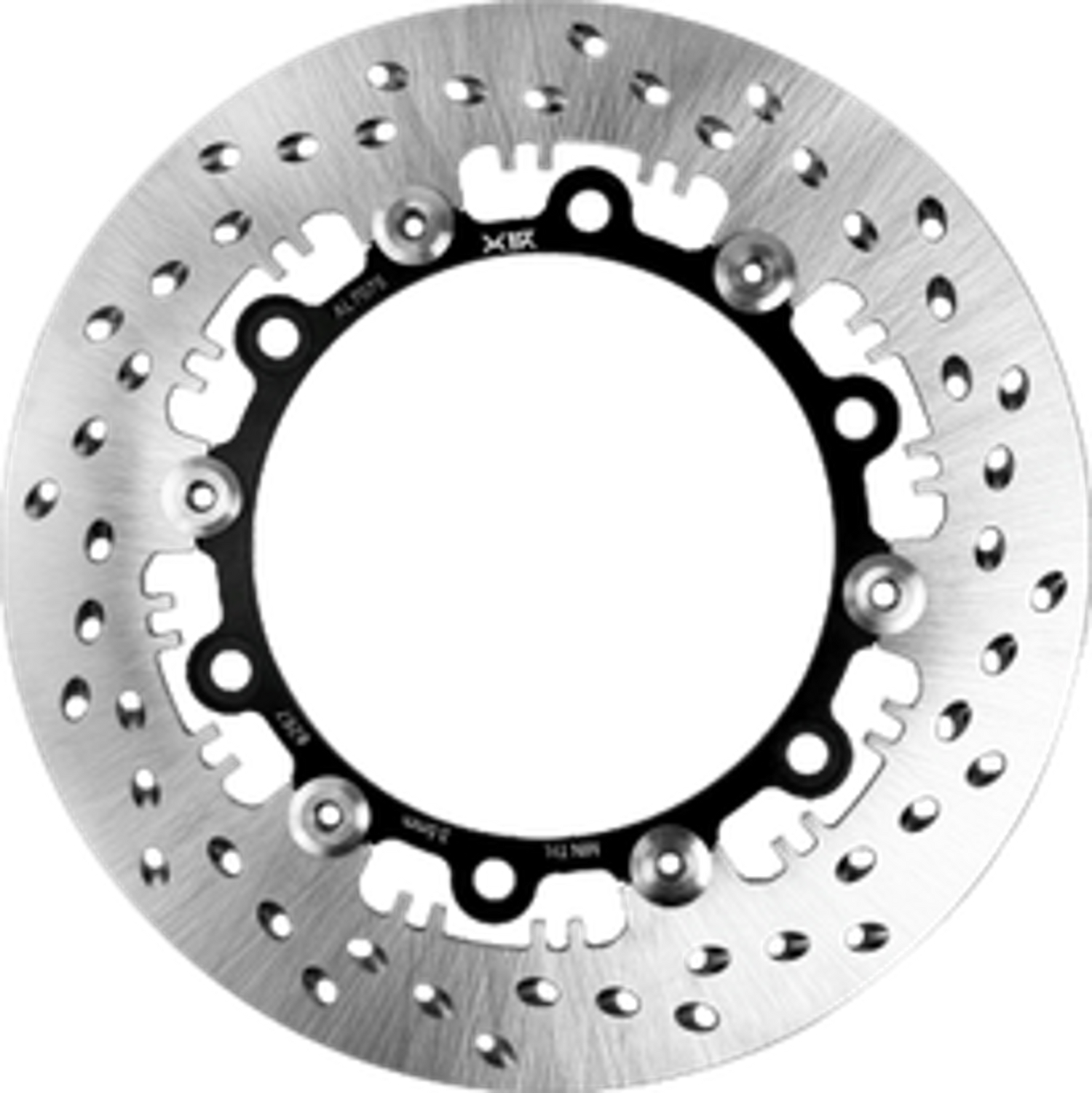 X1R Brake Disc Half Floating X-Wheel HF04F for Honda GTR150 right, 267mm Black