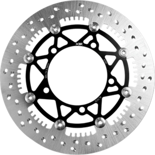 X1R Brake Disc Half Floating X-Wheel HF05F for Yamaha MX King 150 right, 298mm Black