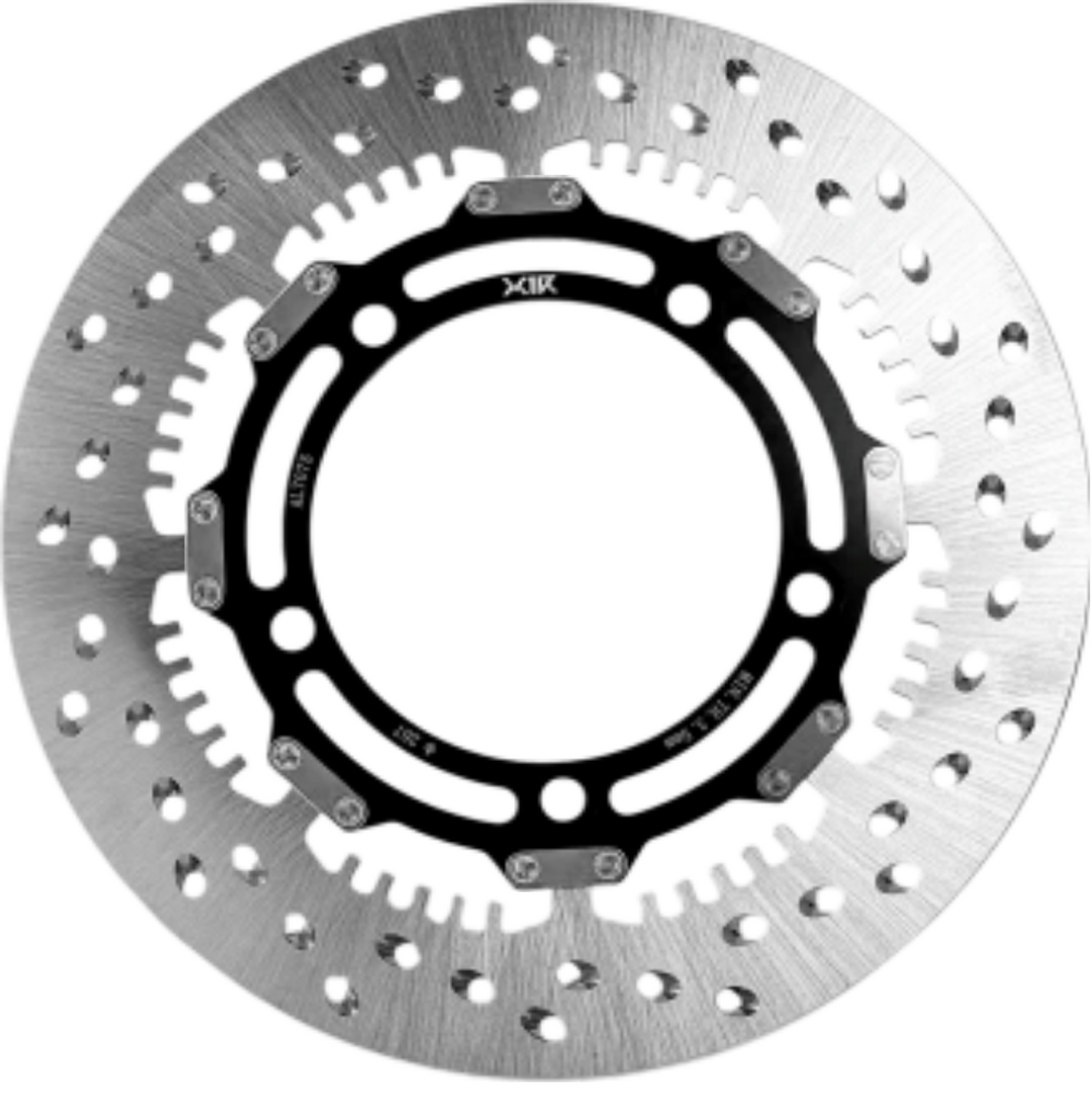 X1R Brake Disc T-Drive X-Wheel TF03F for Yamaha MX King 150 right, 267mm Black
