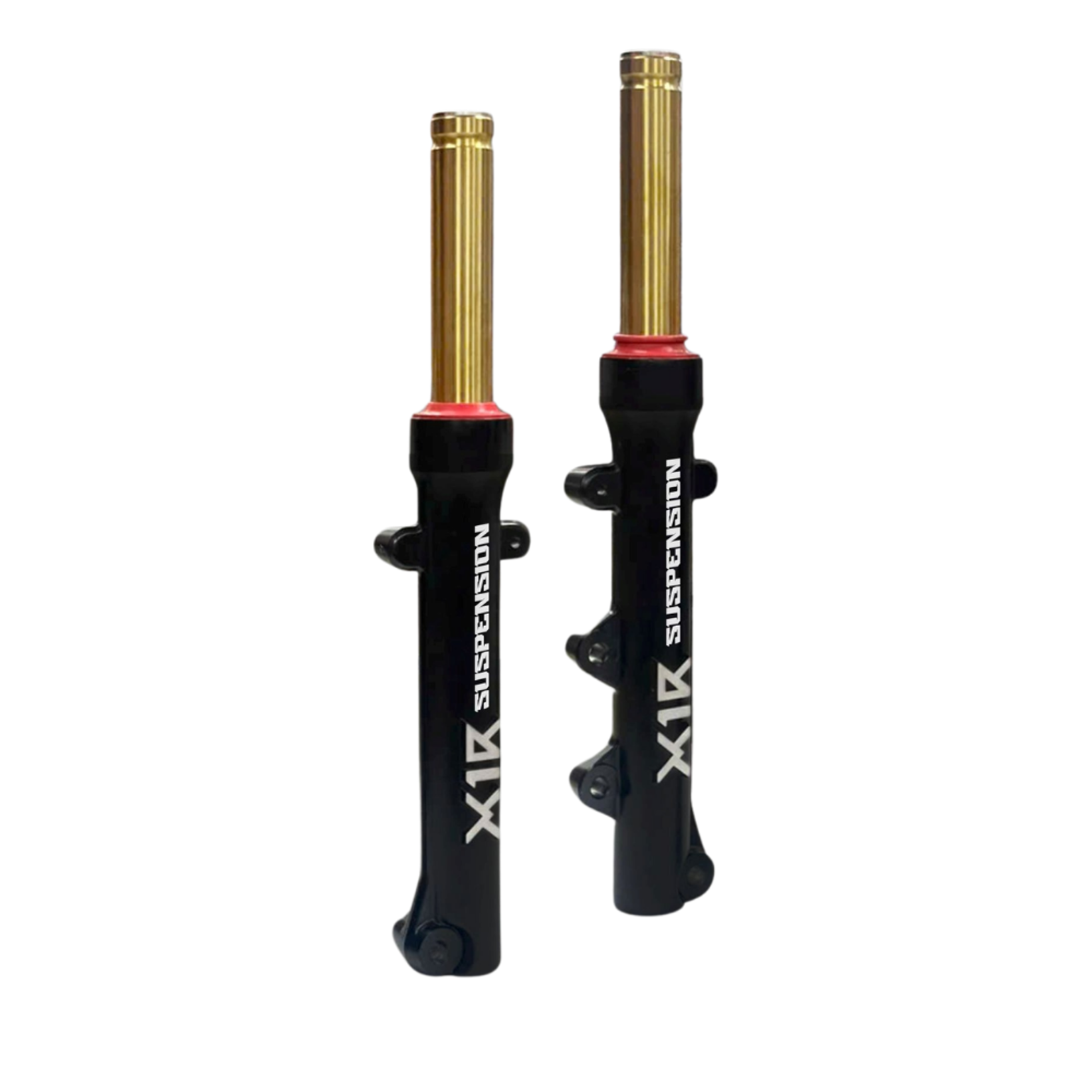 X1R Front Fork Dual FF05 31mm for Yamaha MX King 150 in Black Gold