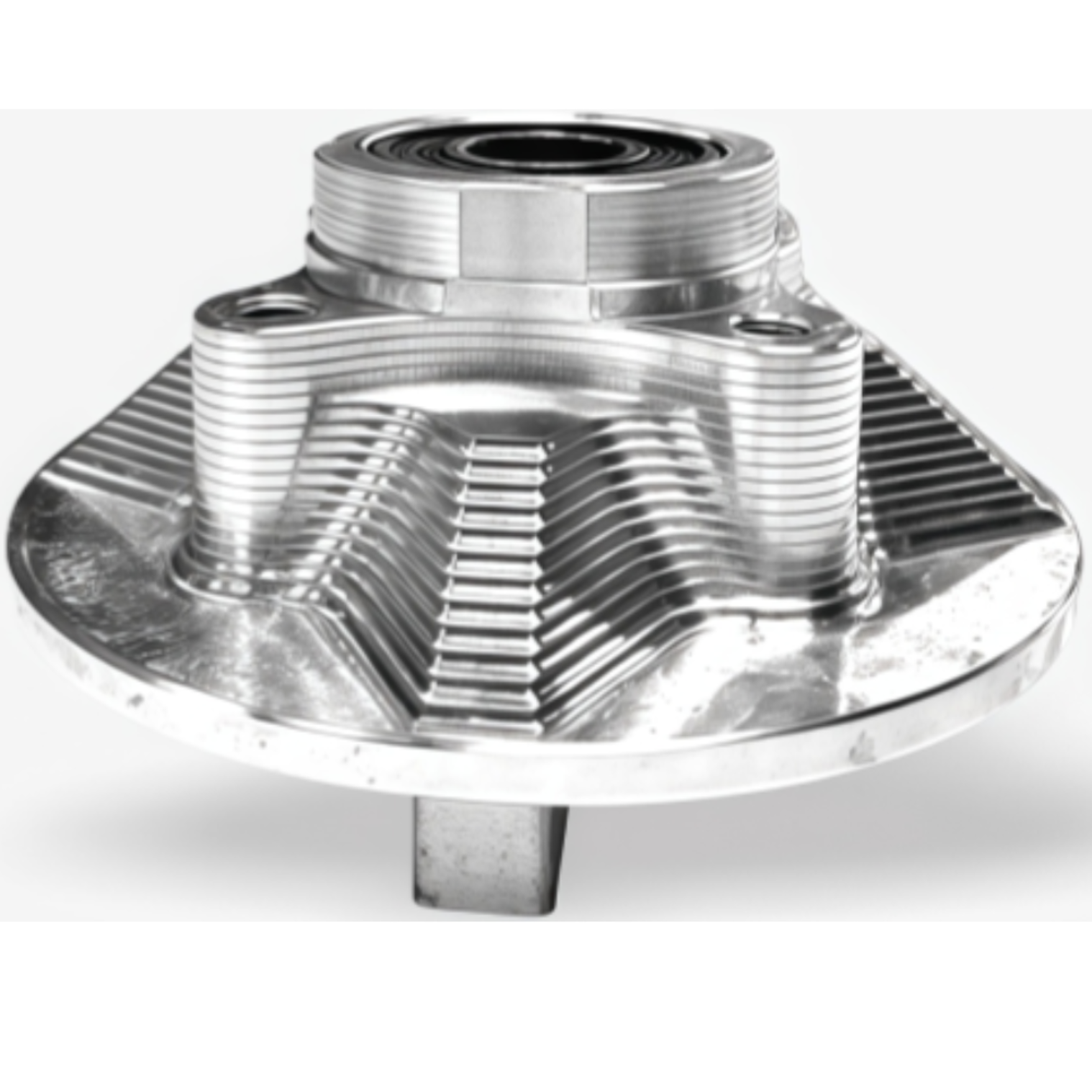 X1R Rear Sprocket Hub CNC 3D for Yamaha Vega in Silver Chrome
